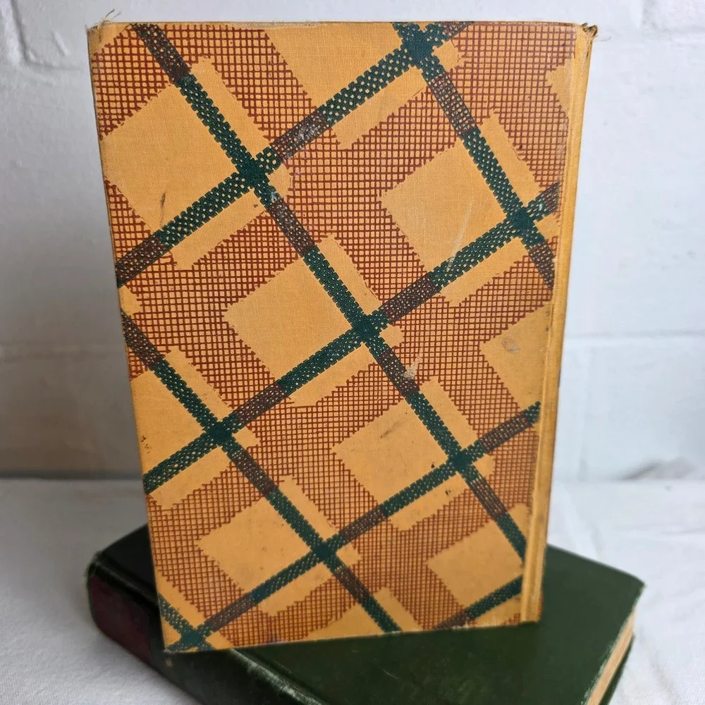 Vintage 1944 The Good Housekeeping Cook Book Hardcover Plaid Rinehart